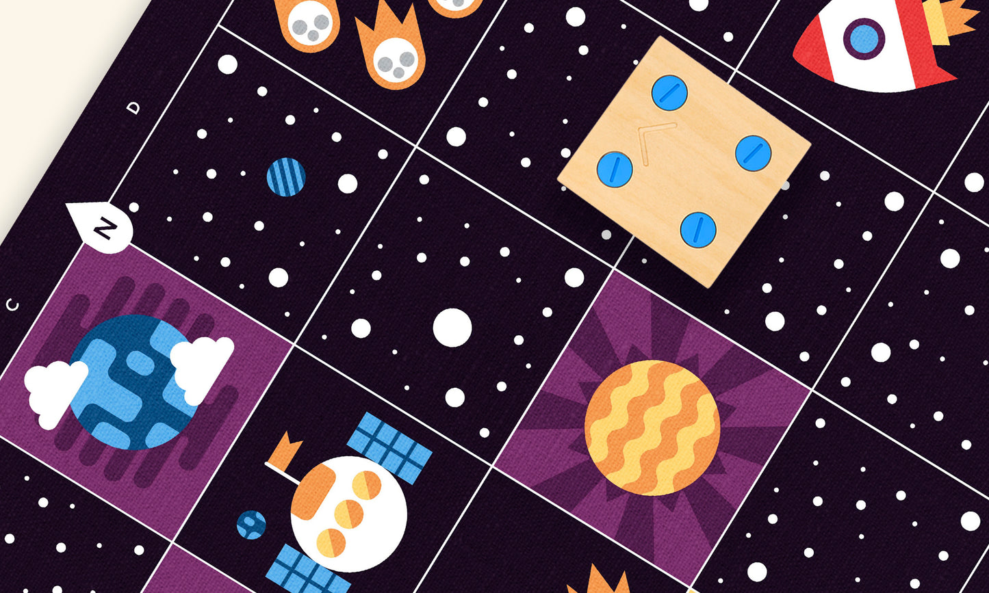 Cubetto Deep Space Adventure Map