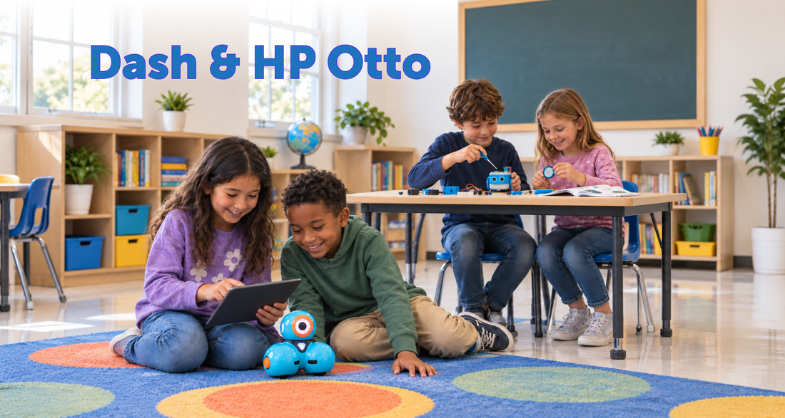 Dash and HP Otto: Two Robots, Two Ways to Teach Robotics