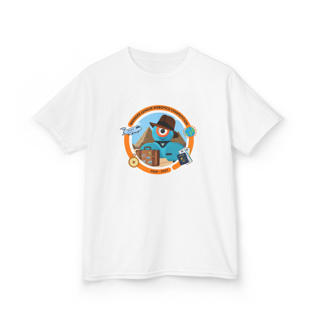 Kids - Wonder League Robotics Competition - Competitor Tee - White