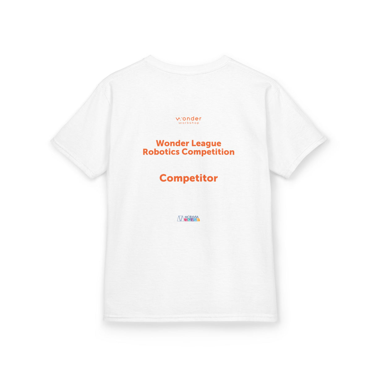 Kids - Wonder League Robotics Competition - Competitor Tee - White