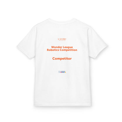 Kids - Wonder League Robotics Competition - Competitor Tee - White