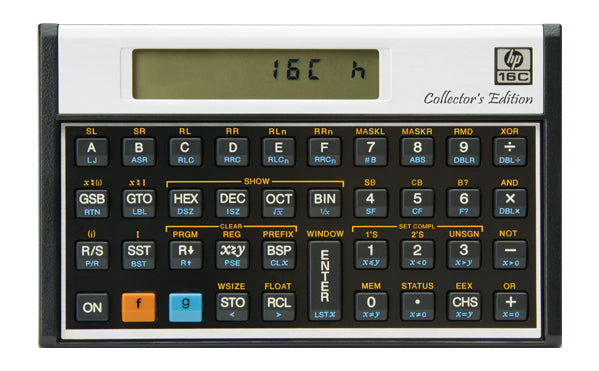 HP - Programmer's Calculator - HP 16c - Collector's Edition