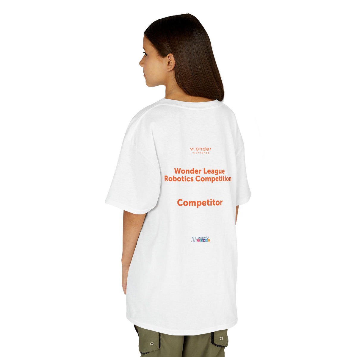 Kids - Wonder League Robotics Competition - Competitor Tee - White