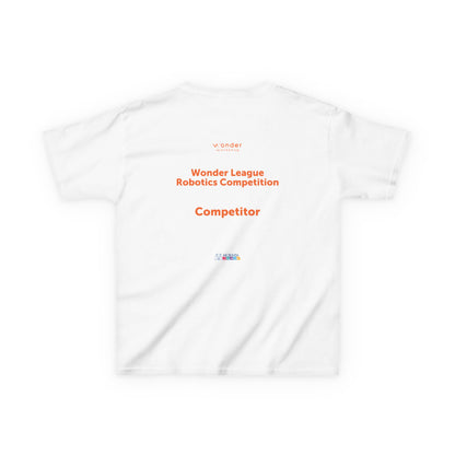 Kids - Wonder League Robotics Competition - Competitor Tee - White