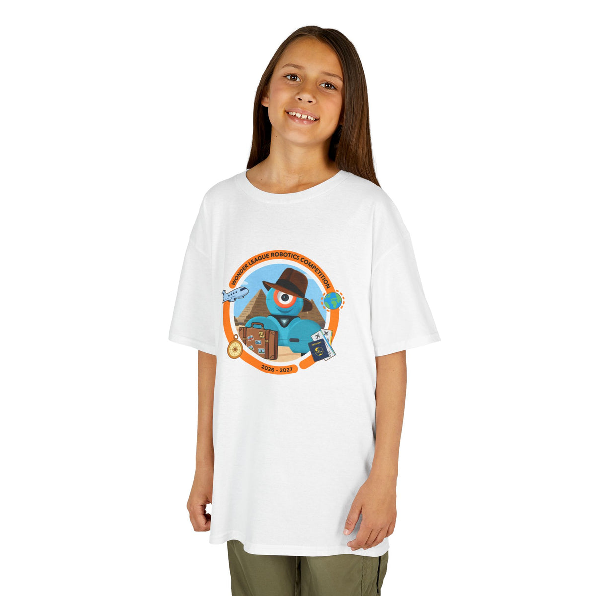 Kids - Wonder League Robotics Competition - Competitor Tee - White