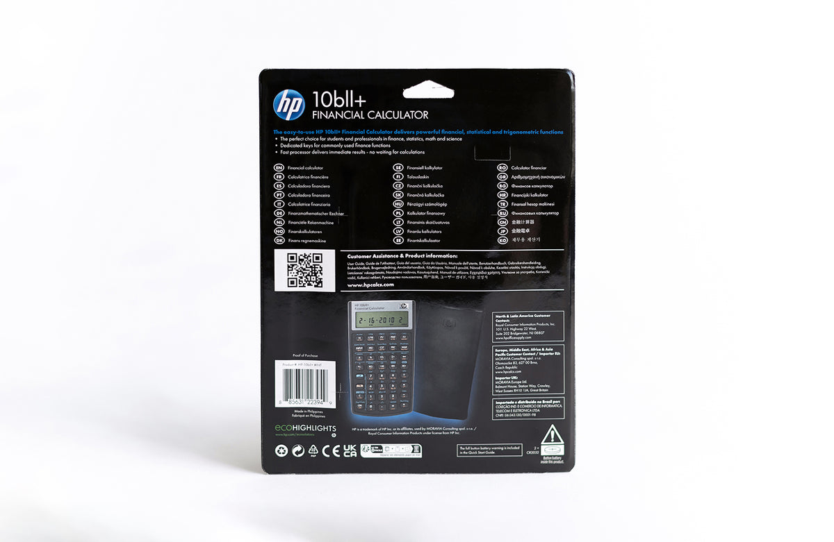 HP 10bII+ Financial Calculator