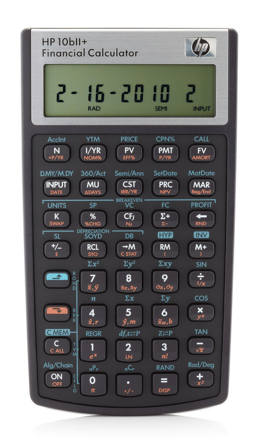 HP 10bII+ Financial Calculator