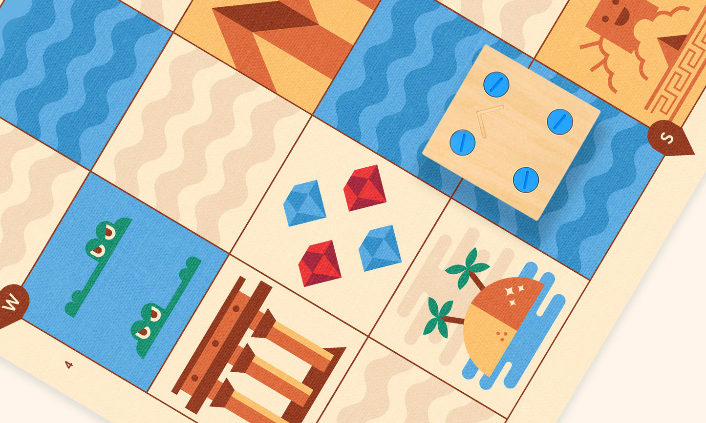 Cubetto Ancient Egypt Adventure Map