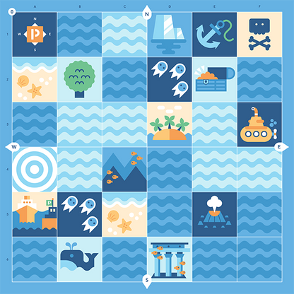 Cubetto Blue Ocean Adventure Map